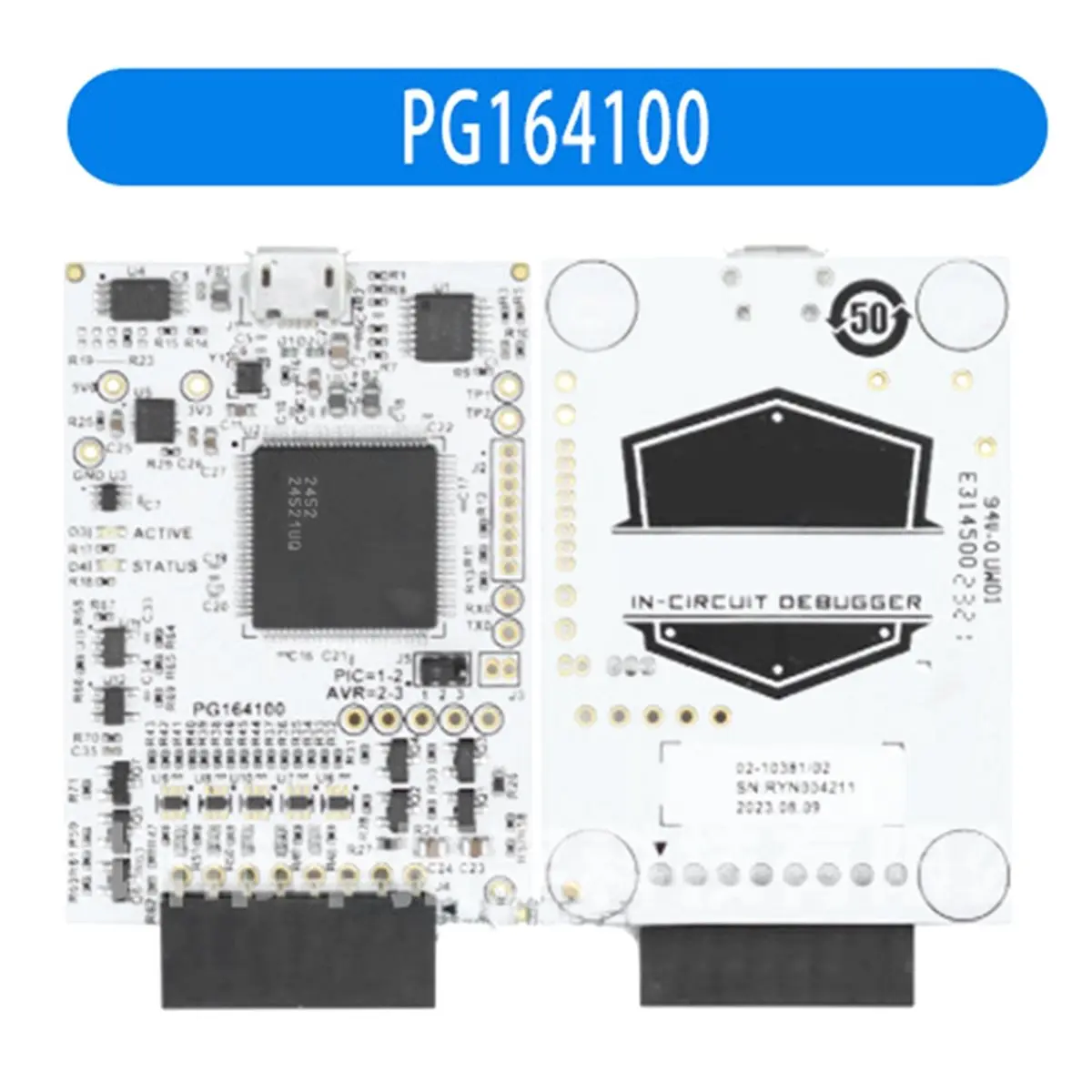 RECOMENDAR】PG164100 in-Circuit Debugger Programmer Emulator for PIC PIC24 DsPIC AVR MCU in-System Programming Microcontroller