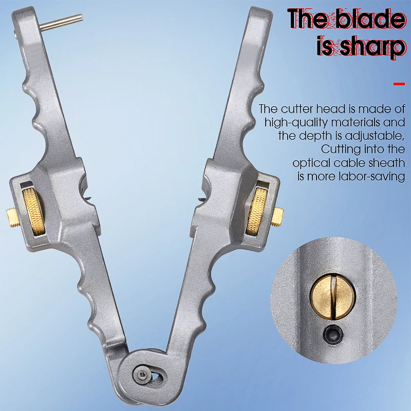 SI-01 Longitudinal Opening Knife 10-25mm Longitudinal Sheath Cable Slitter Fiber Optical Cable Stripper