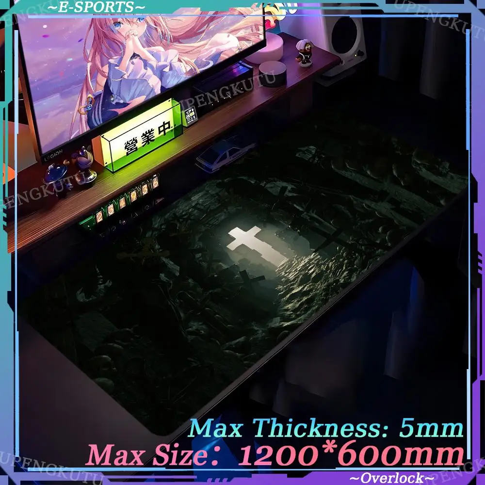 1200X600MM Game accessories Mouse Pink art Pad Oversized Gaming Mouse T_tomb_Raider DIY gaming computer Desktop protective pad