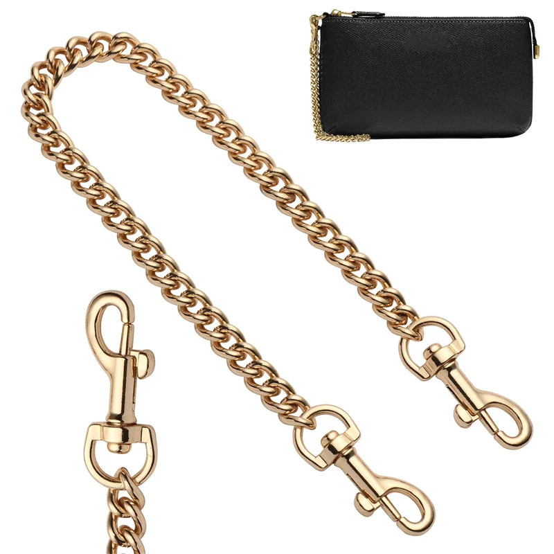 HOLIN Gold Replacement Straps Handbags Large Accessories for Coach Handbags Chain Strap 45CM