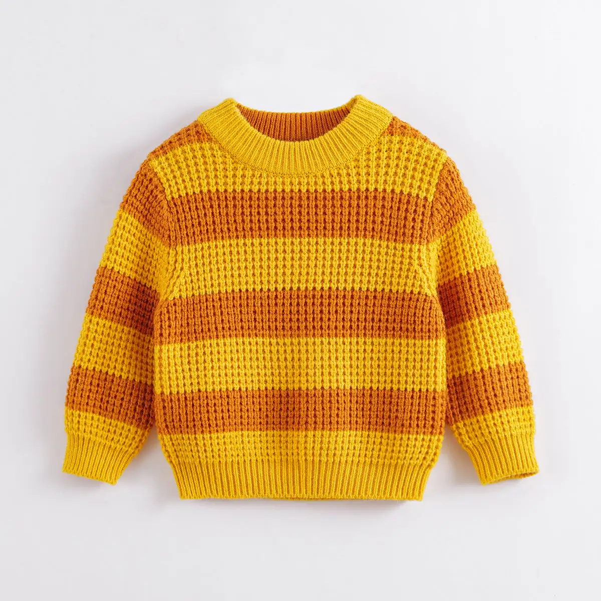 MARC&JANIE Boys Winter Contrast Stripe Knitted Sweater 221508