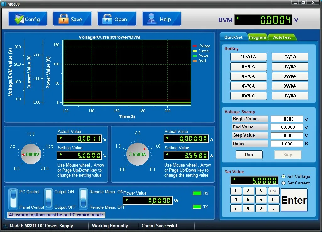 IT-E131 Изолированный адаптер кабеля связи RS232 с программным обеспечением для программируемого источника питания постоянного тока Управление ПК