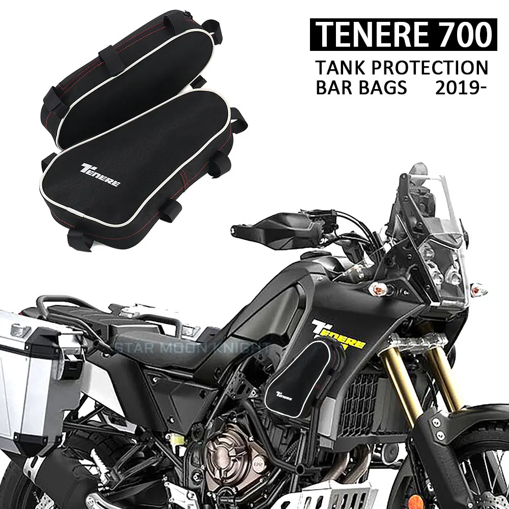 Fit For YAMAHA TENERE 700 Tenere700 XTZ 700 2019- 2021 Frame Crash Bars Waterproof Bag Original Bumper Repair Tool Placement Bag