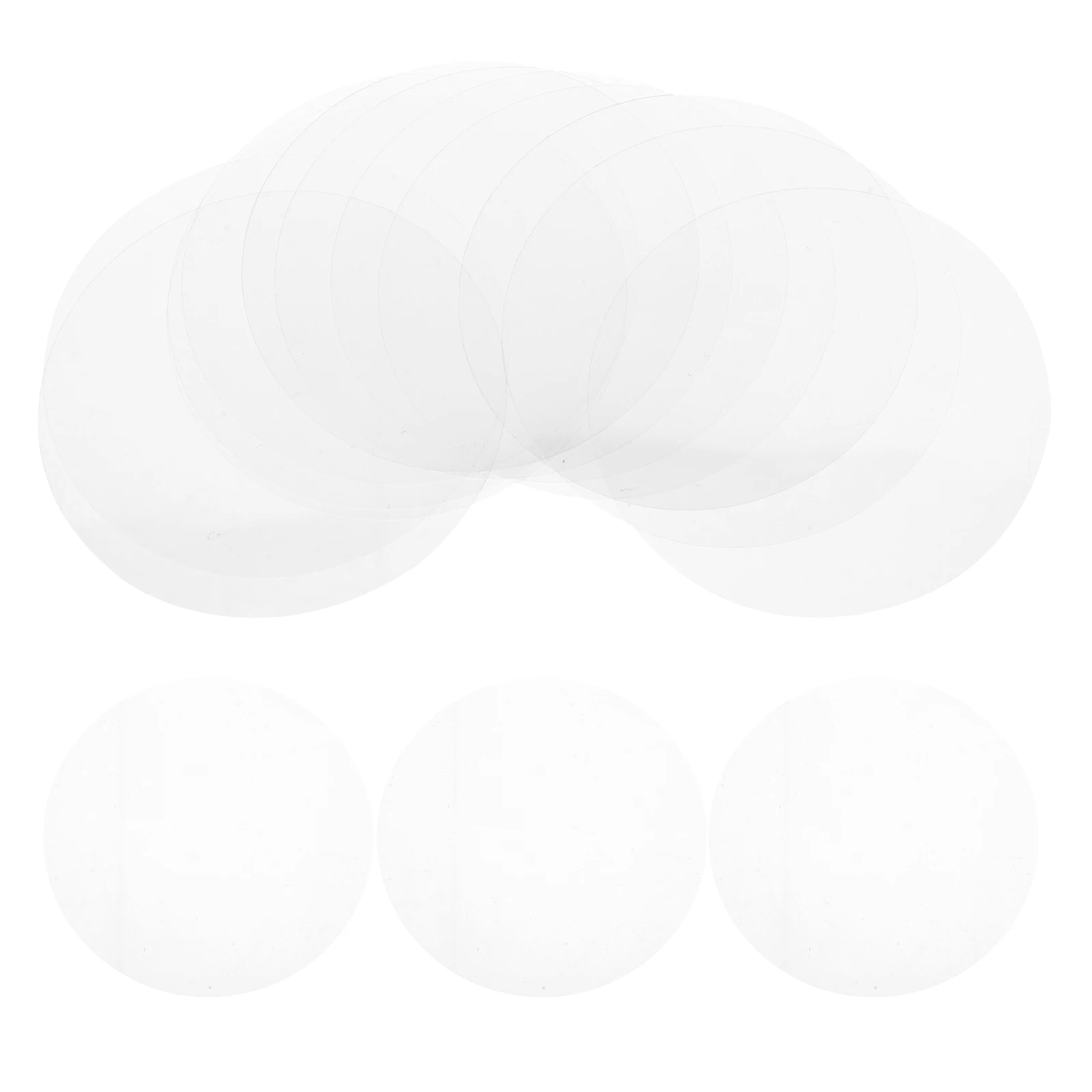 

100pcs Film Clear Round Badge Protective Film Button Diy Maker Films Protective Transparent Plastic Crafts Supplies
