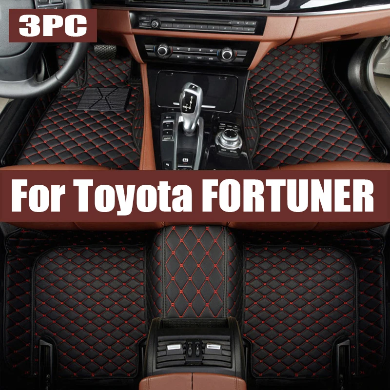 

For Toyota FORTUNER LHD RHD 2016-2021 7-Seats Auto Car Floor Mats All-Weather TPE Foot Mats Pad Tray Mat Interior trunk mat