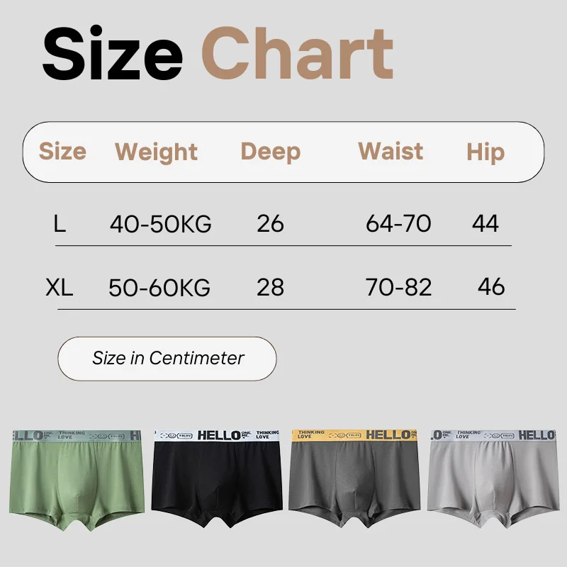 3-Piece Boys Boxer Shorts Milk Silk Teens Underwear Comfortable Boxers Elastic Teenagers Boxer Briefs Solid Youth Knickers