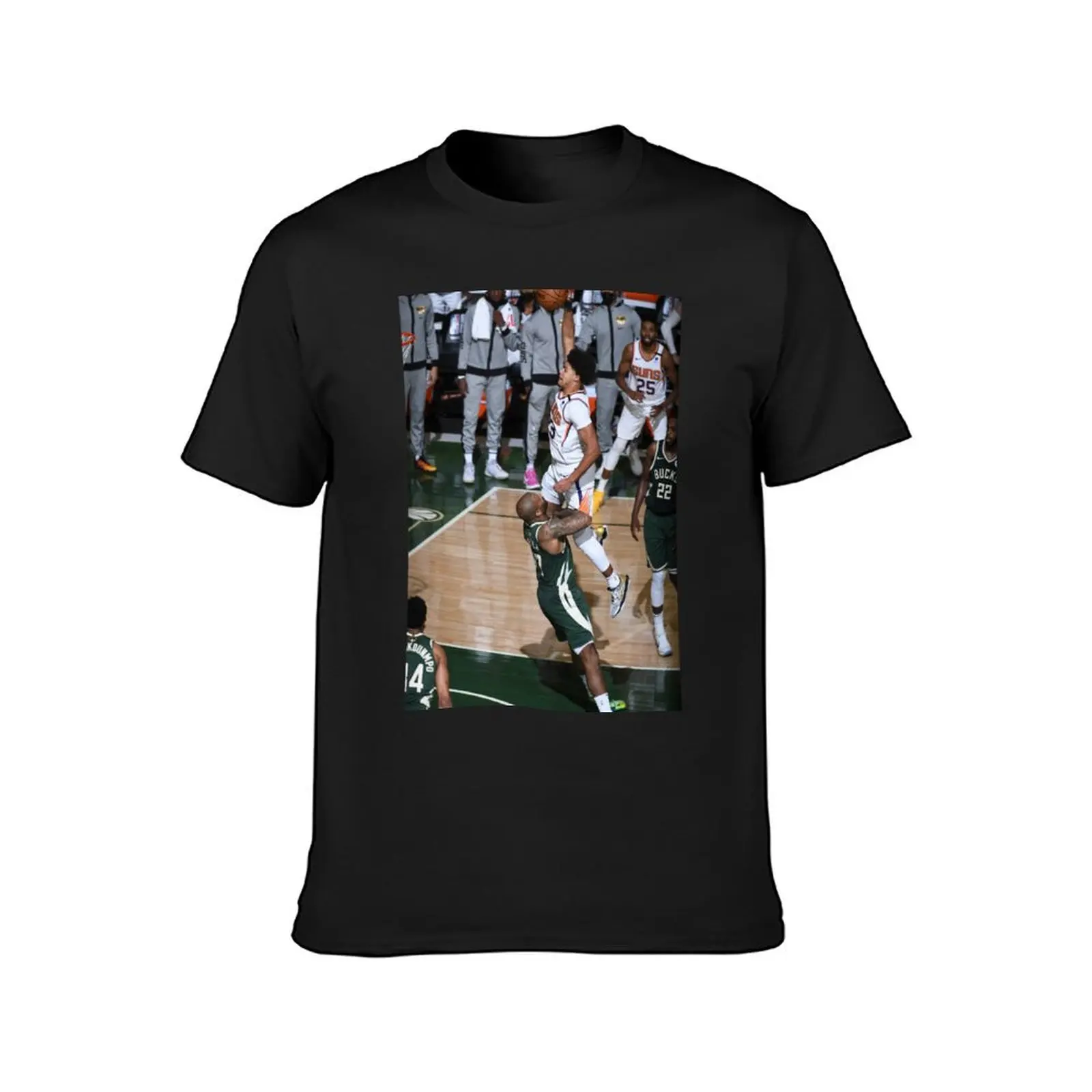 Cam Johnson Poster Dunk Bucks T-Shirt sublime oversizeds mens funny t shirts