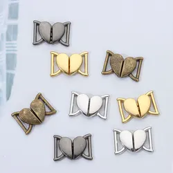 10Sets Metal Mini Buttons Coat Waistband Belt Buckles For Sewing Doll Clothes DIY Miniature Bag Lock Catch Handbag Snap Clasps