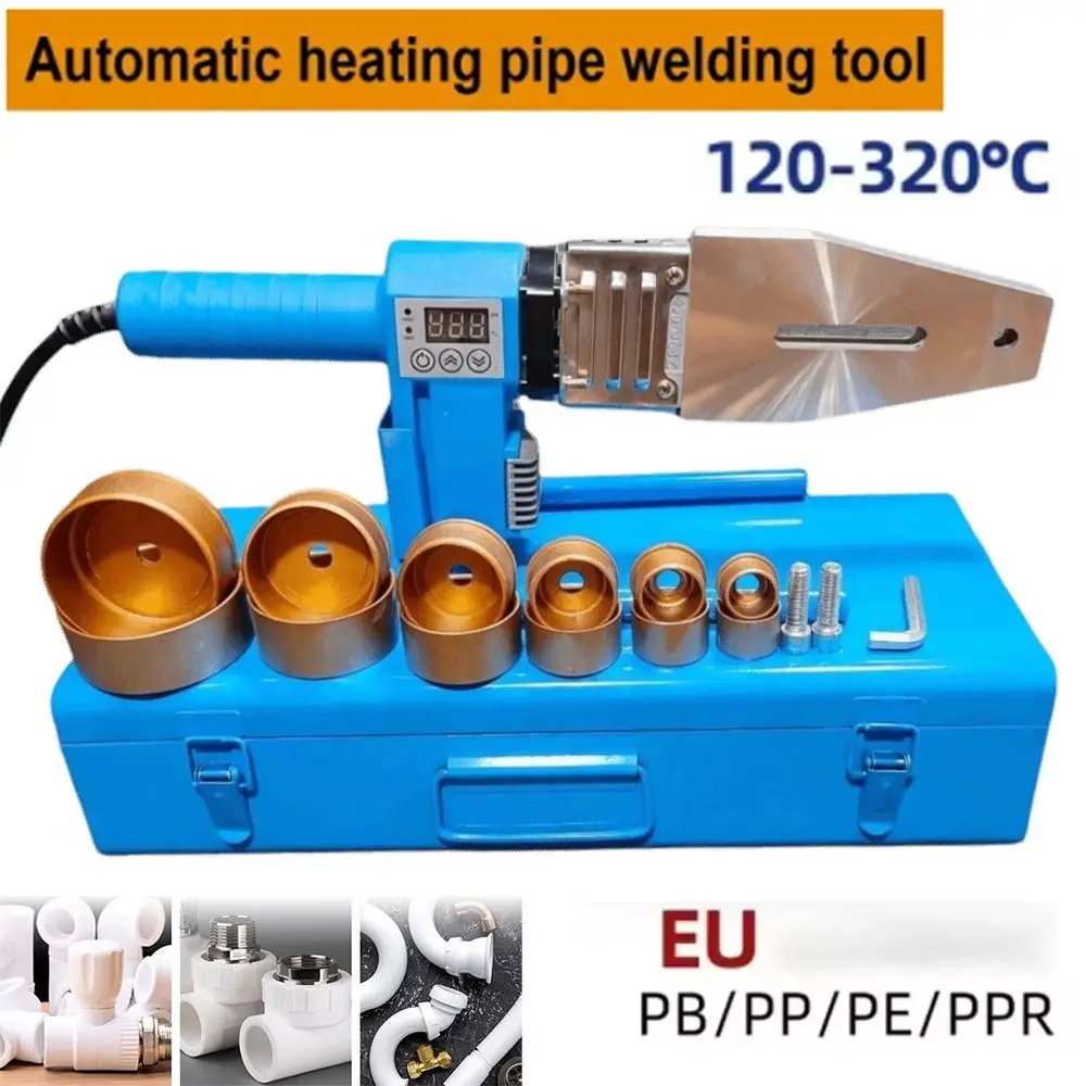 Constant Temperature Quick-Heat Welding Machine 20-32/20-63 EU Plug PPR Pipe Welding Machine Water Pipe Installation