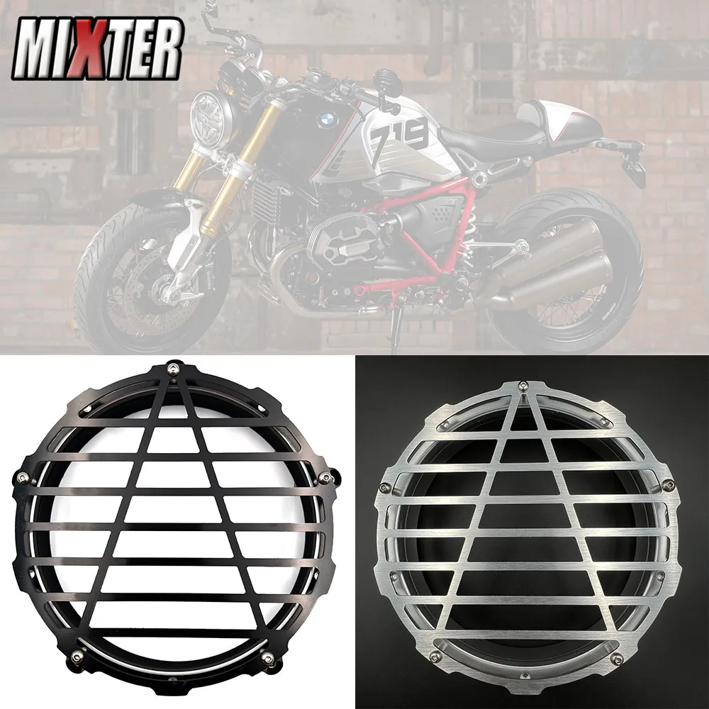 

Для BMW R Nine T R nineT RnineT RNINET Scrambler R9T 14-21 мотоцикл 7 дюймов передняя фара решетка лампы Защитная крышка