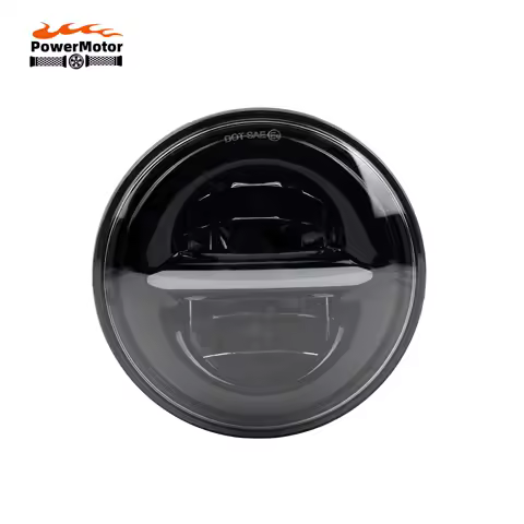 For Harley Sportster Dyna Softails XL 883 1200 5.75 Inch Round LED Headlight High Low Beam Motorcycle Driving Headlamp Parts