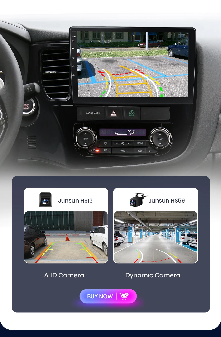 Junsun CarPlay Android Auto Autoradio für Mitsubishi Outlander 3 GF0W GG0W 2012–2018 GPS Intelligente Systeme Multimedia Autoradio – Detail 16