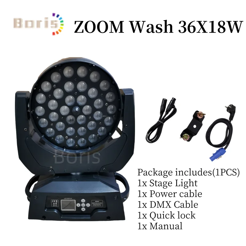 36LED Disk Plate 36x18 6in1 RGBWAUV 36x18w LED Wash Moving Head Light Spare Part 3618w 36V Plate Replacing Board for Party Stage