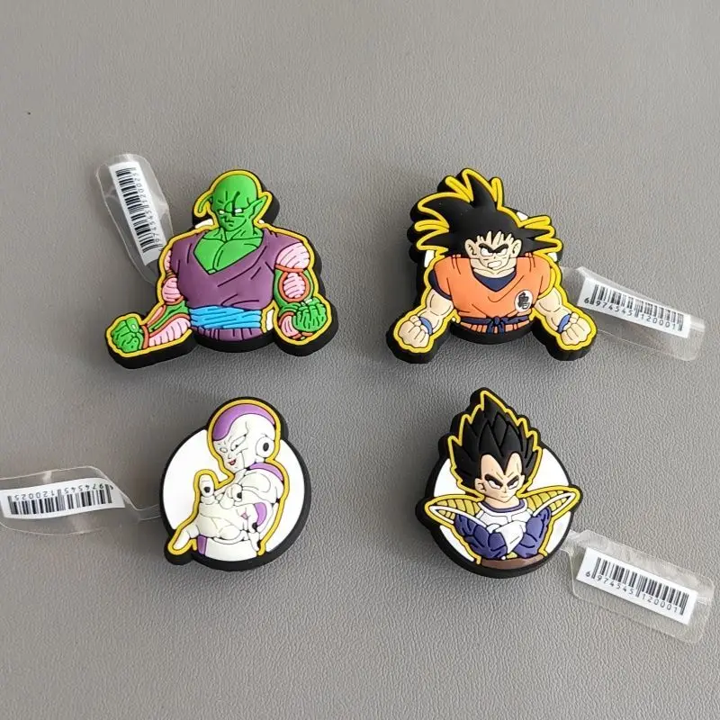 

New Dragon Ball Groceries Accessories Cartoon Goku Vegeta Piccolo Frieza Animation Creative Shoes Flower Holiday Gift Wholesale