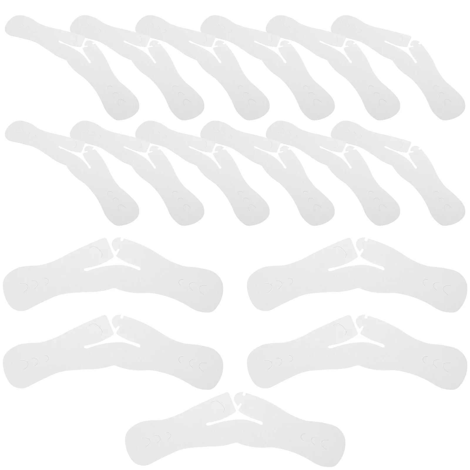 

50 pcs Hanger Shoulder Pads Paper Shoulder Protectors For Clothes Coat Suit Garment Hanger Accessories Storage Organizer