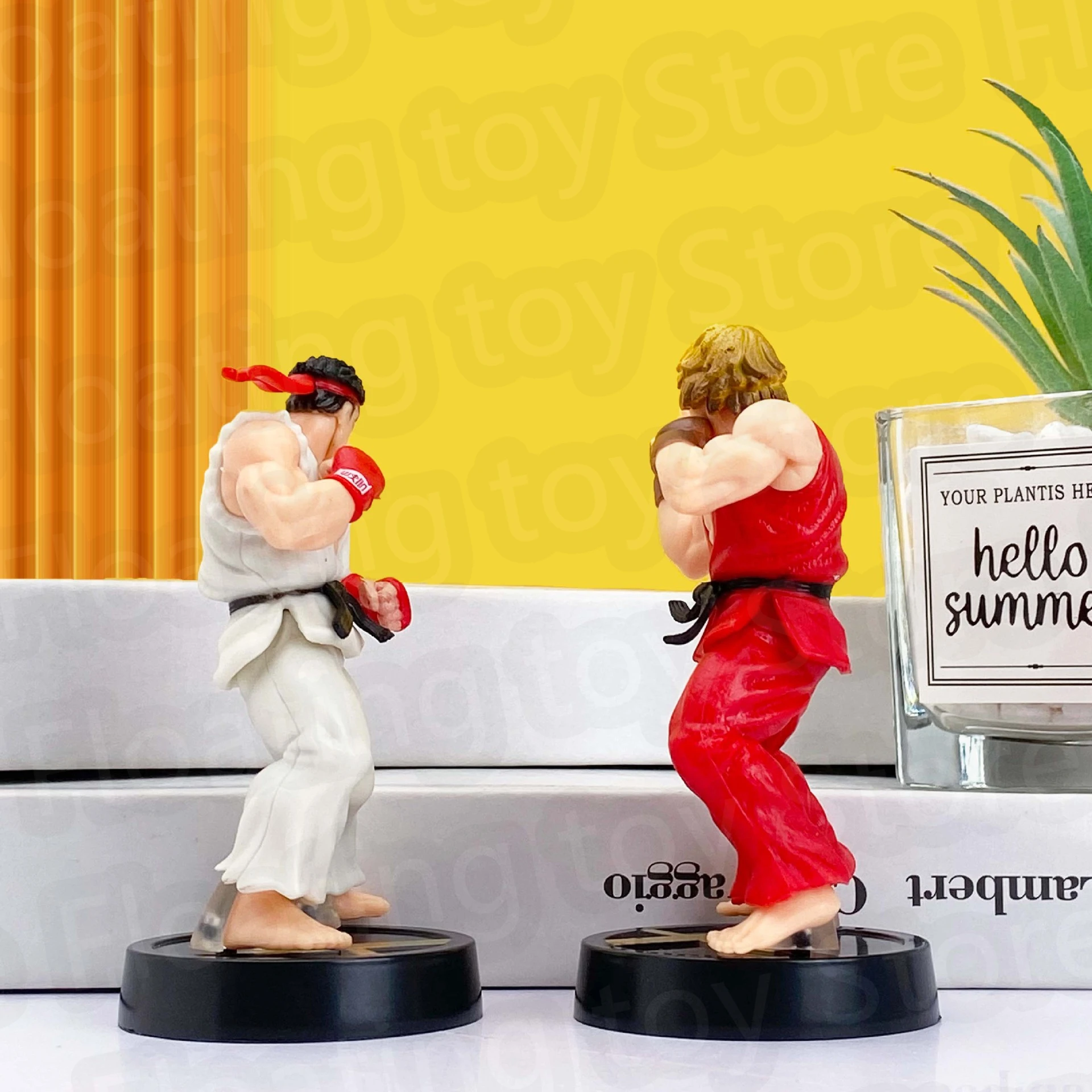 Anime Street Fighter Fighting Game Action Figure Ken Masters Hoshi Ryu PVC Kawaii Toys Dolls Room Decor Birthday Gift For Boys