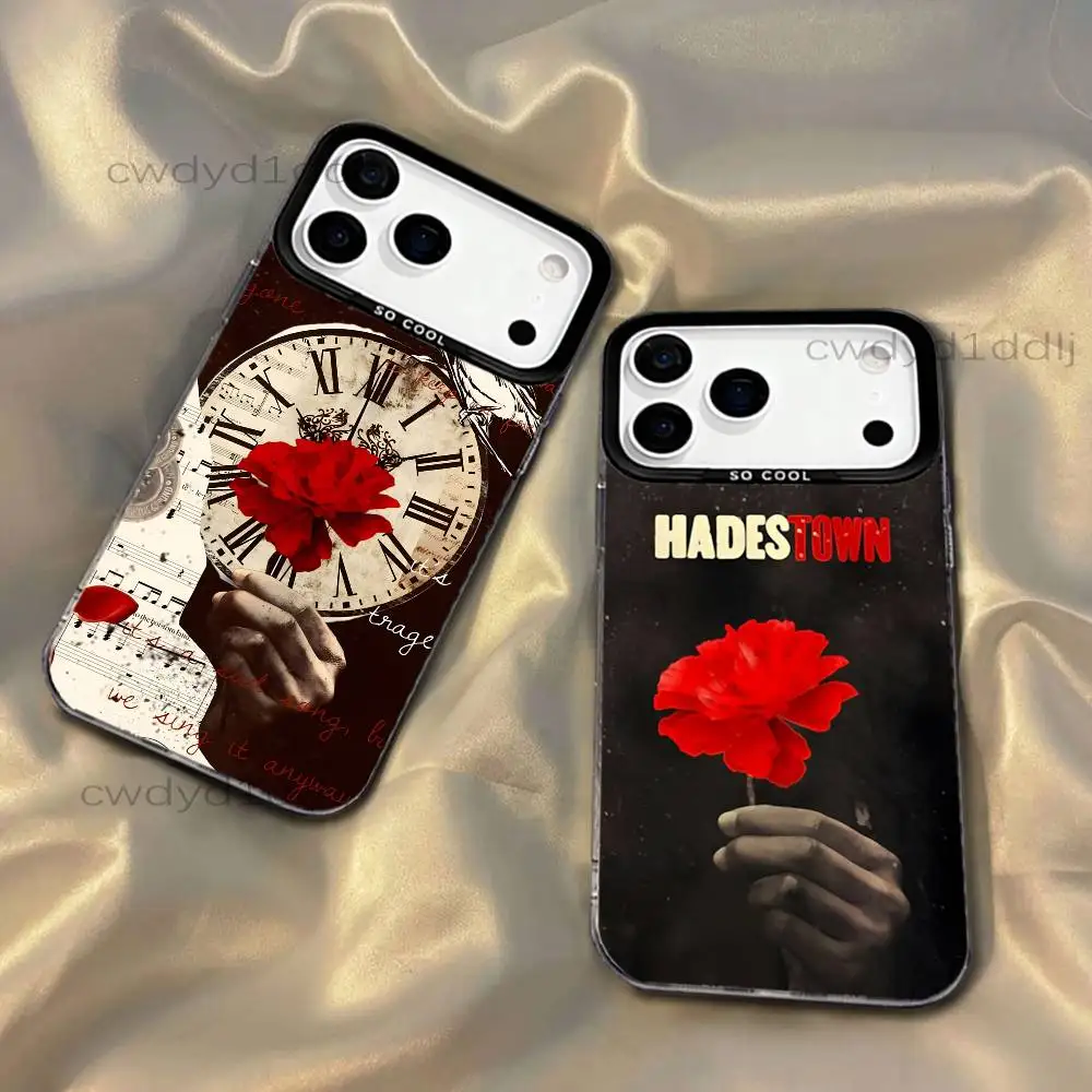 

H-Hadestown Drama Eurydice Phone Case For iPhone 17,16,15,14,13,12,11,X,8,7,Pro,Max,Plus,SE4,Air,Mini IMD Gray Hard Matte