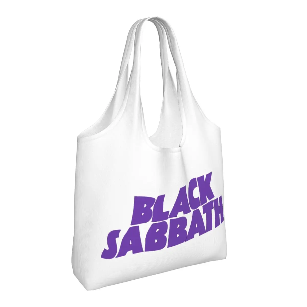 Black Sabbath Vibes Large Capacity Canvas Tote Bag Single Shoulder Work Commute Bag For Women Eco-Friendly Shopping Bag