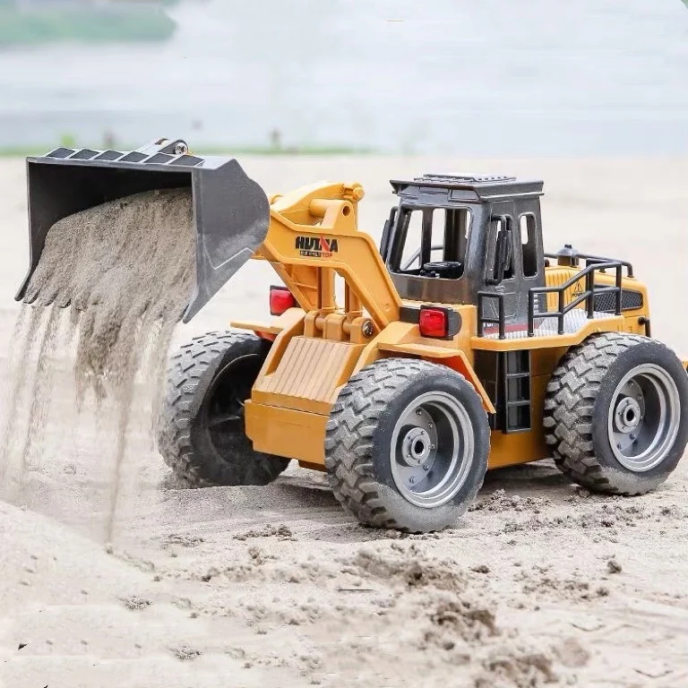

Huina 1:18 Rc Car Spray Alloy Excavator Tractor Simulated Model Wireless Engineering Vehicle Remote Controll Vehicle Xmas Gift