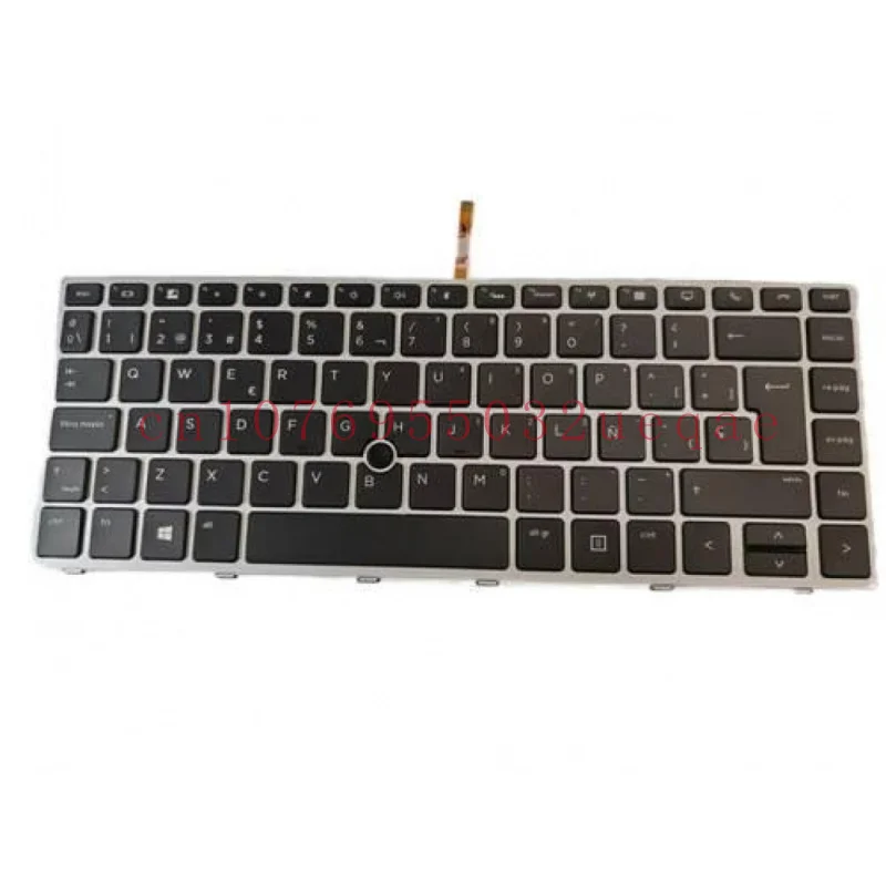 

Для HP EliteBook 840 G5 846 G5 840 G6 клавиатура с подсветкой, серебристый испанский