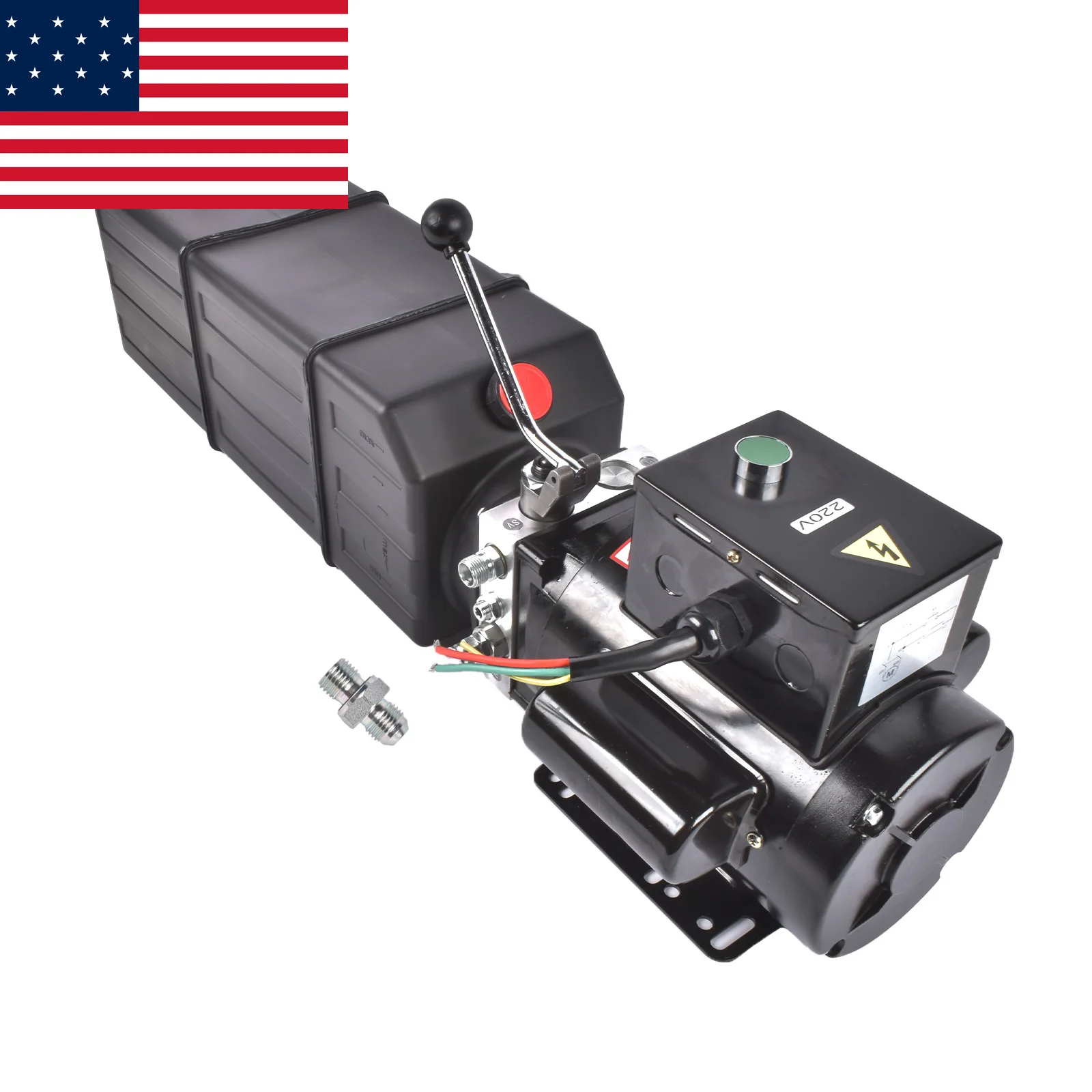 Hydraulic Power Unit 15 Quart AC Motor Lift Pump