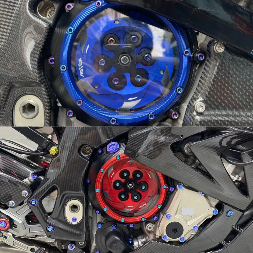 Klarer Kupplungsdeckel für BMW S1000R S1000XR 2015-2019, S1000RR 2009-2017, HP4 2012-2018 Motorrad-Motorschutz