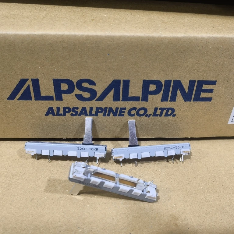 [SA]Japan ALPS Single 3PIN 4.5 cm 45MM slide potentiometers 941C 10KB B10K 50KB B50K 15MM  shaft axis--10PCS/LOT