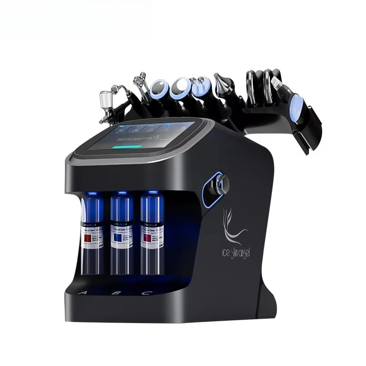 

10-in-1 Multi-functional Skin Management Korean Hydro Oxygen Facial Spa Equipment Oxygen Bubble Microdermabrasion Facial Machine