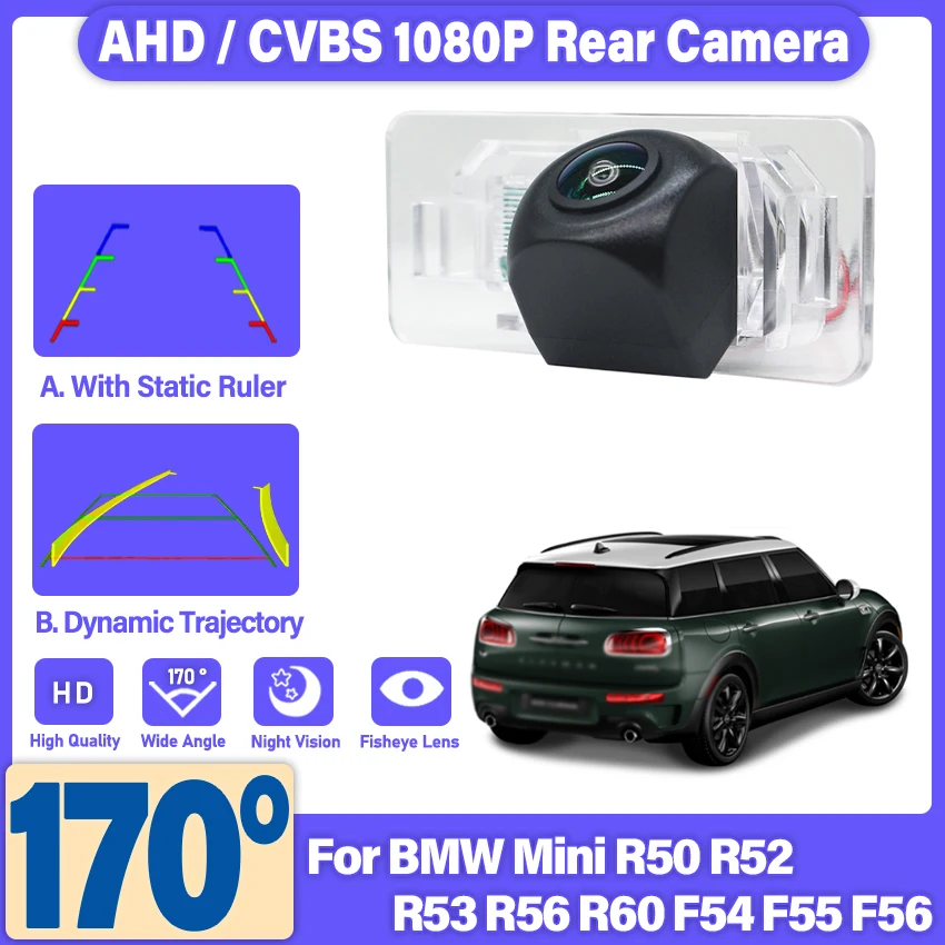 Special Car Rear View Backup Reversing Parking Camera AHD HD CCD CAM Accesories For BMW Mini R50 R52 R53 R56 R60 F54 F55 F56