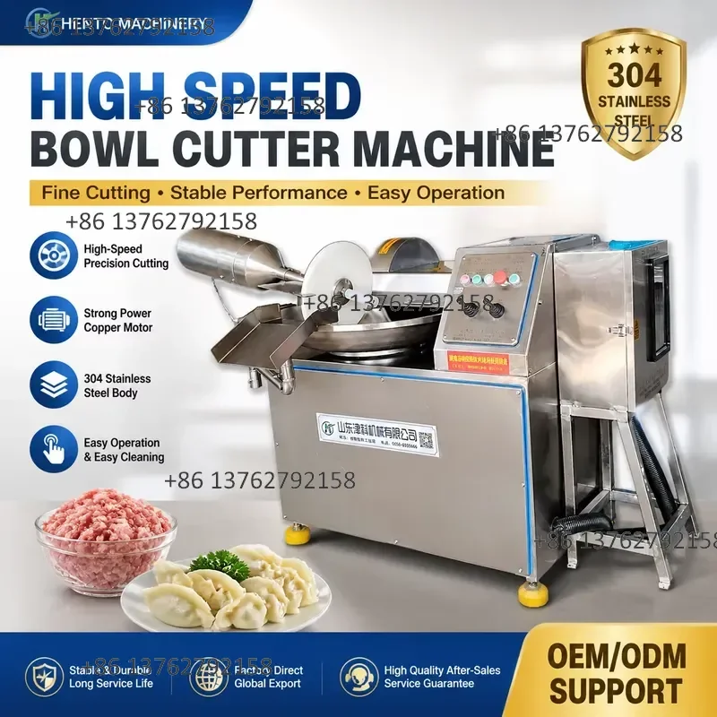【2026】 Commercial Meat Bowl Cutter for Butcher Shop Restaurant Central Kitchen Food Processing Machine