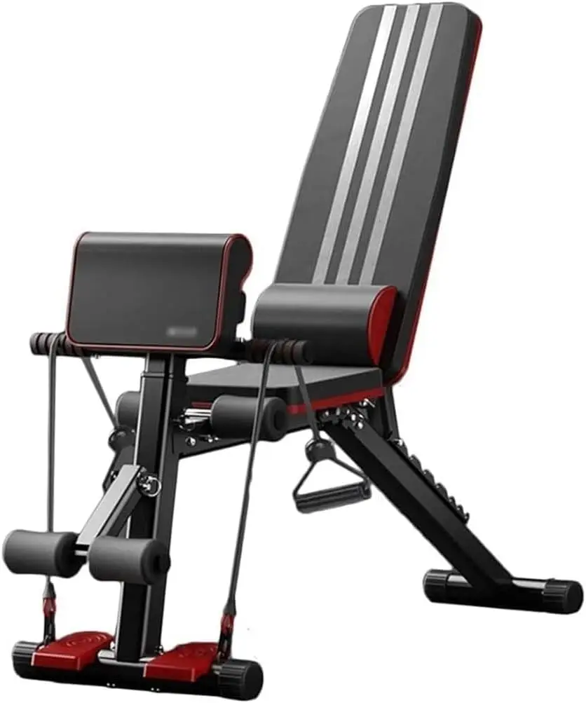 

Weight Bench Adjustable Strength Training Bench Foldable Dumbbells Bench Multi-Purpose Exercise Bench Workout Bench for Home Gym