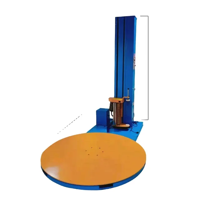 Made in china Low price cardboard box pressure pallet stretch film wrapping machine