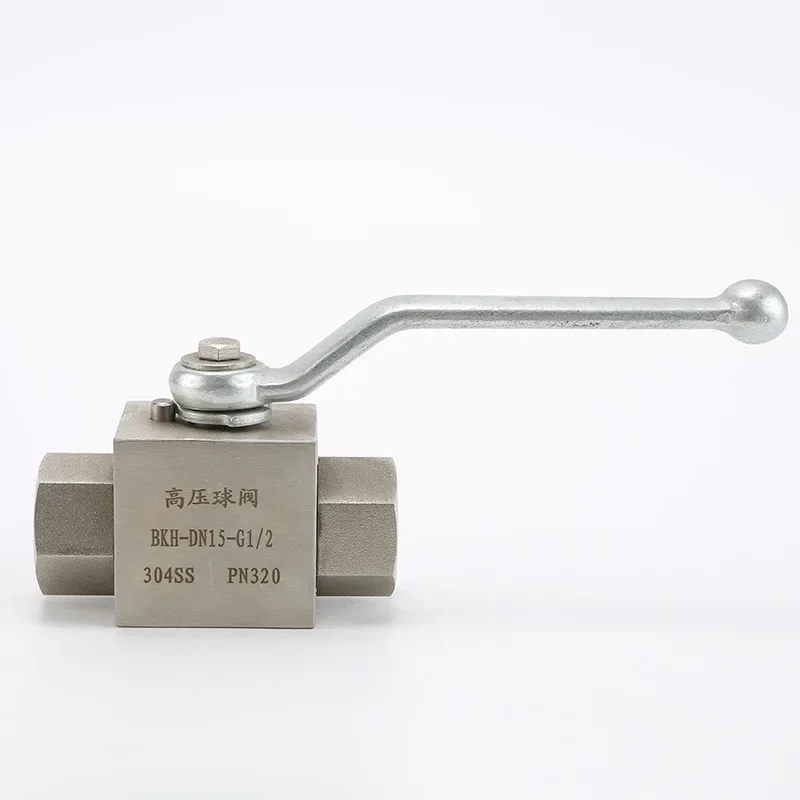 

304 stainless steel high pressure ball valve, high pressure ball valve flow control Q11F-320P hydraulic inner wire