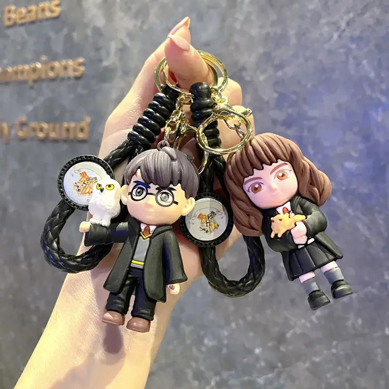 新しいハリーポッター Pvc キーホルダー車の装飾アニメ魔法のフィギュアステレオバックパックペンダントアクセサリー子供の誕生日ギフト