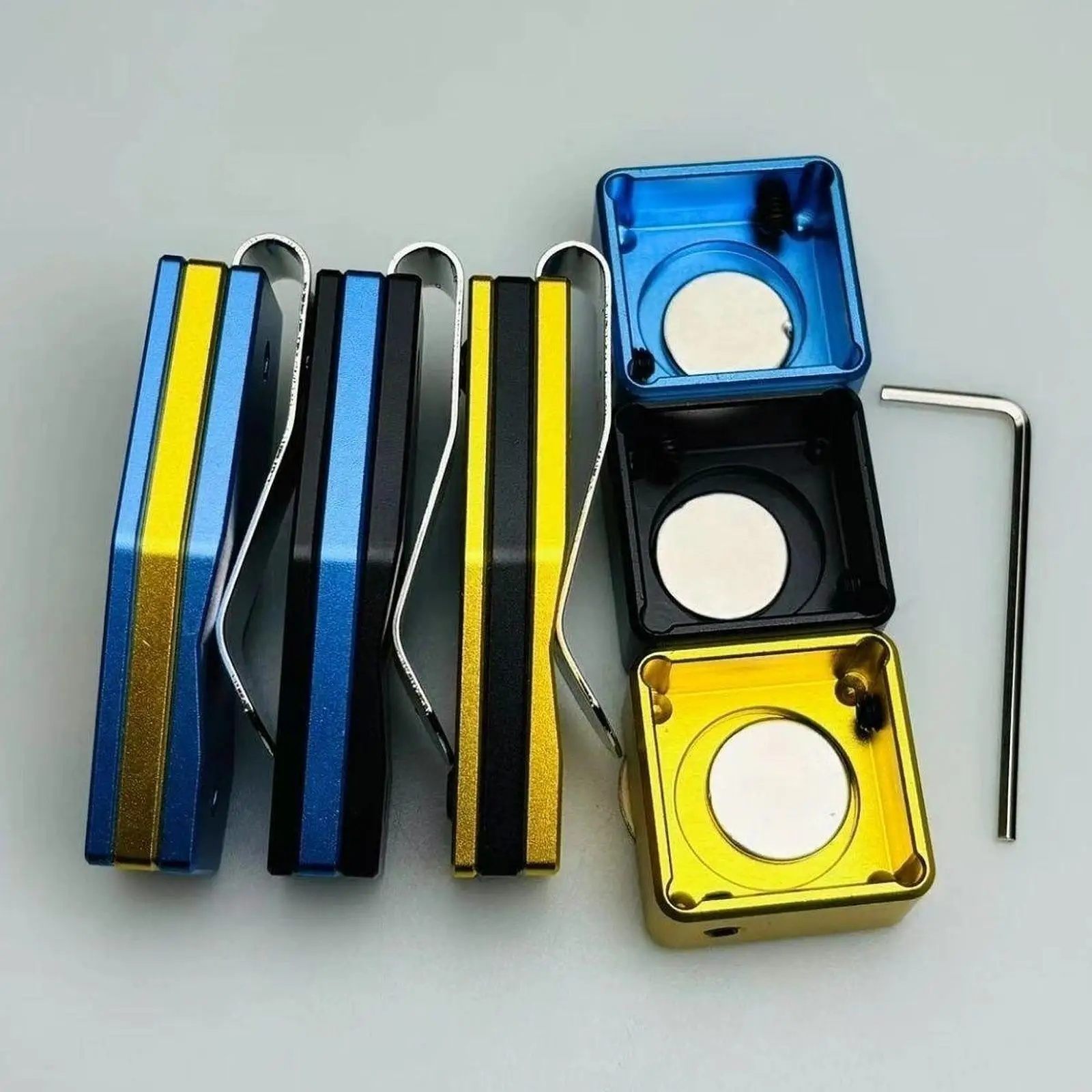 

Практичный держатель для мела для снукера из алюминиевого сплава, портативный контейнер для мела для любителей бильярда и аксессуаров для клубов