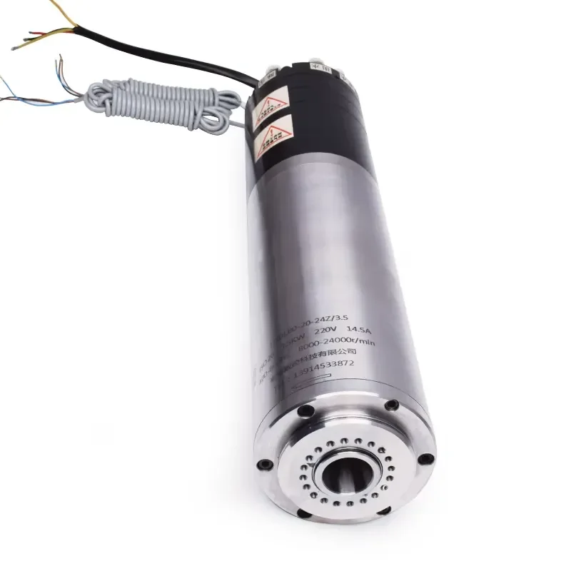 ISO20 24000rpm Engraving Machine Spindle 3.7kw Inverter Atc Spindle Drilling Routing 3.5kw Atc Spindle Motor