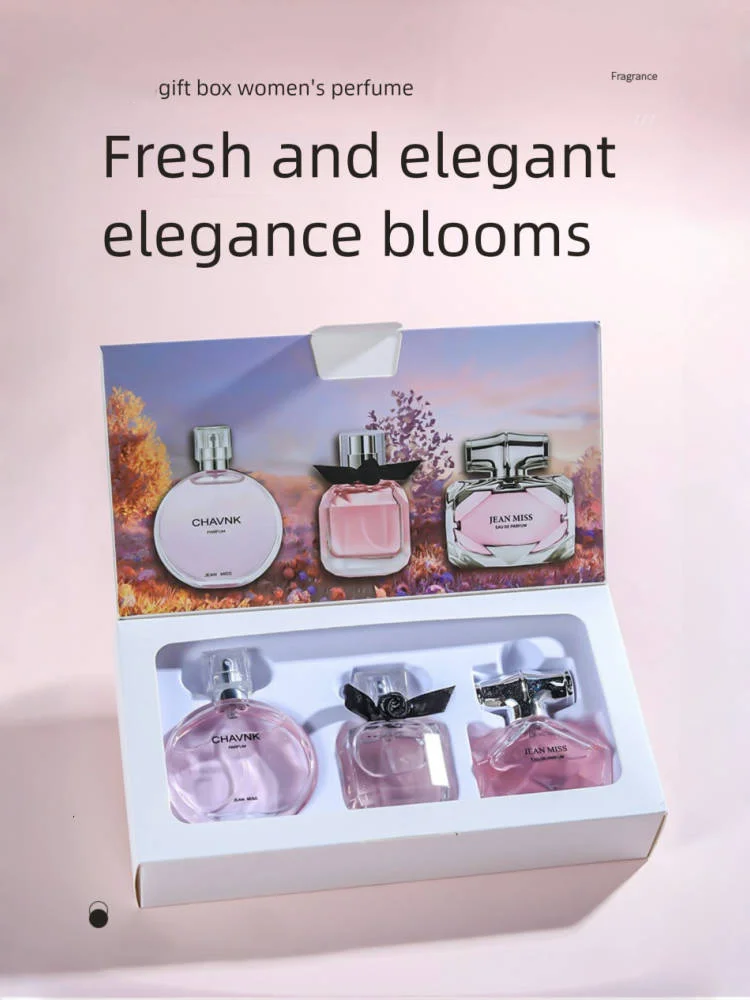 Classic Women's Perfume Set Elegant Luxury Ladies Parfum