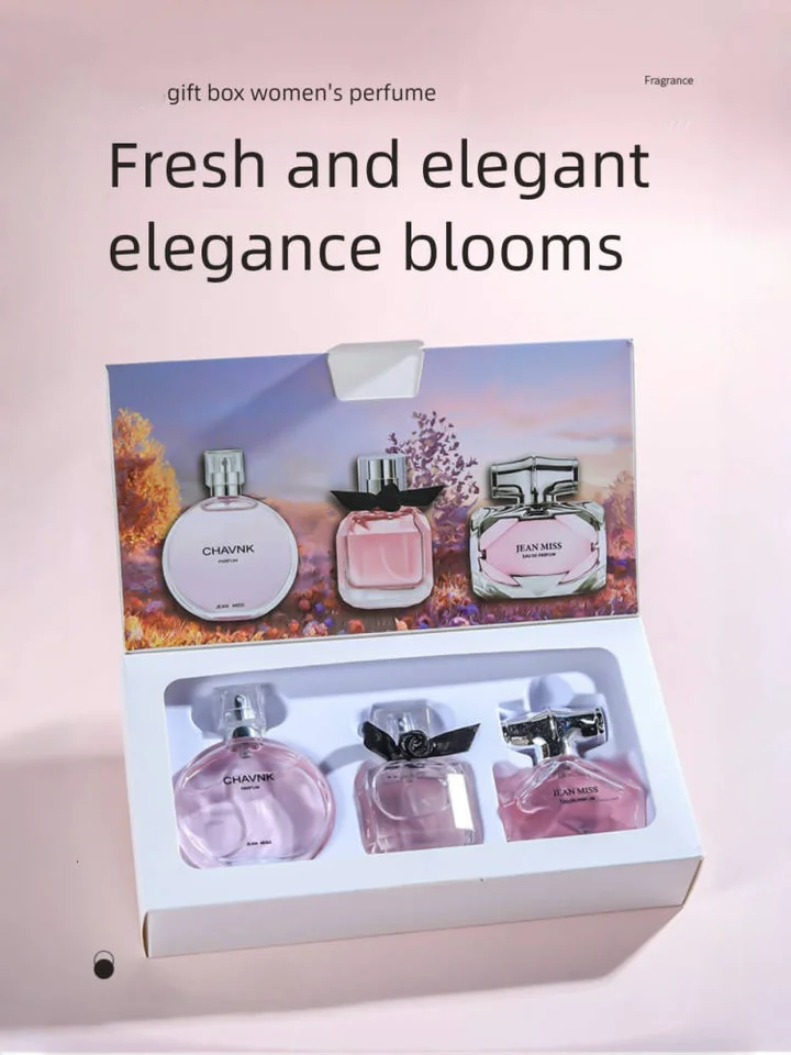 Classic Women's Perfume Set Elegant Luxury Ladies Parfum