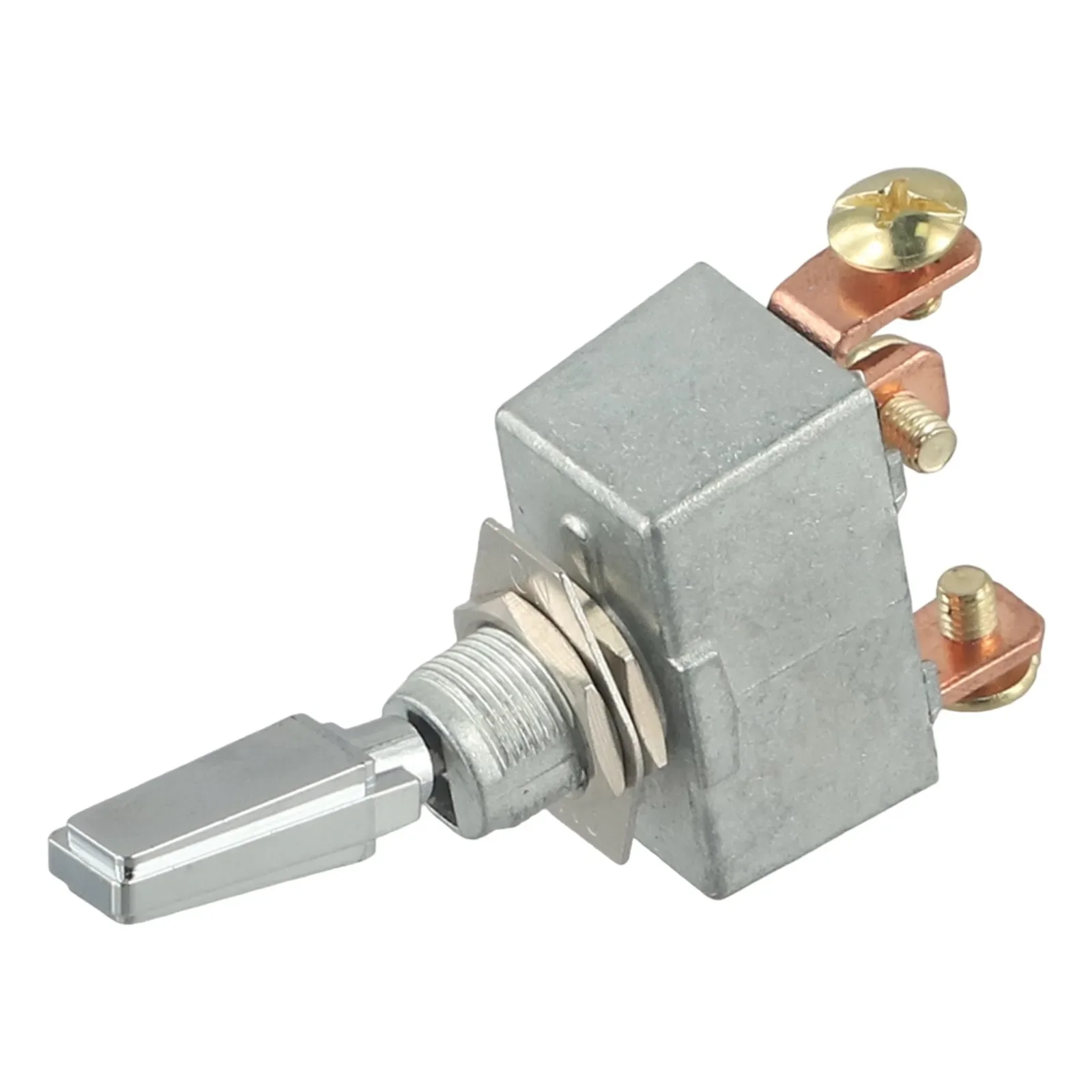 50 Amp Toggle Switch 50A 12V DC Toggle Switch High Amperage Capacity Metal Contact Material Multiple Outlets Sliver
