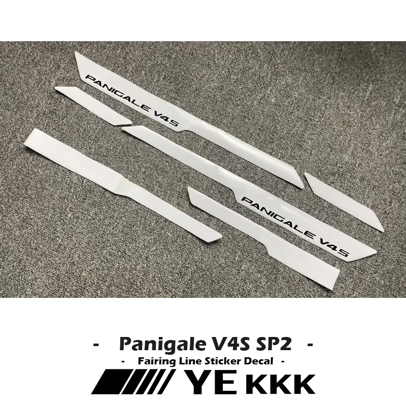 

For DUCATI PANIGALE V4 V4S V4R V4SP Side Fairing Decal Sticker Line Customization DK LOGO Superleggera V4SP