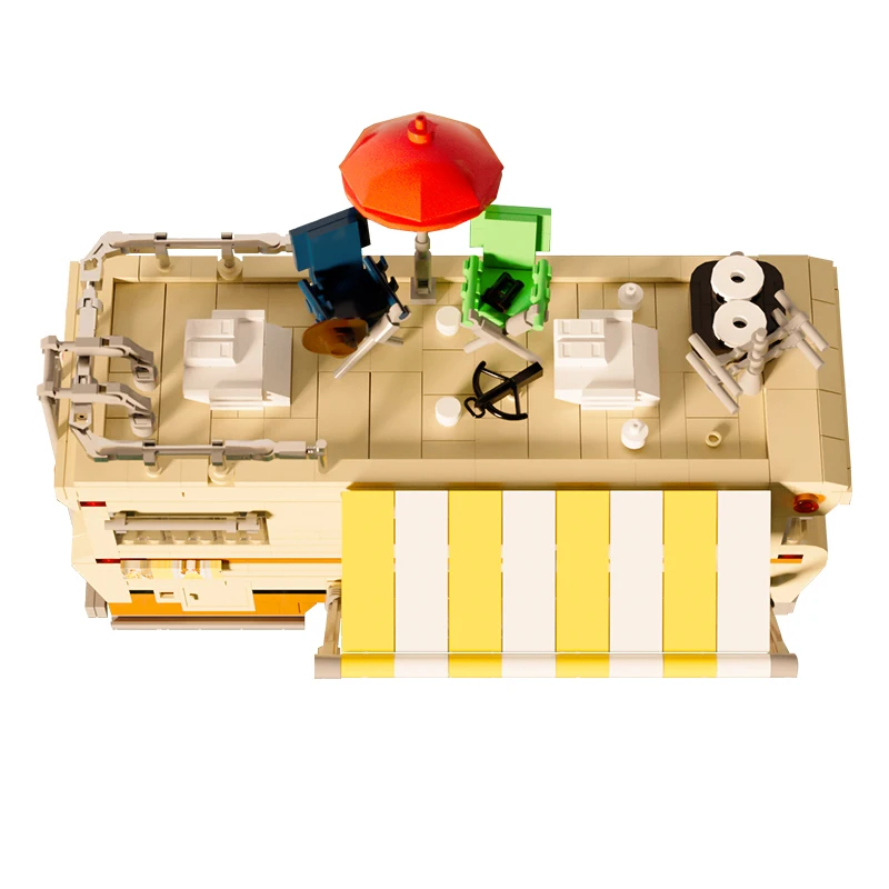 1288PCS Apocalypse RV Model Building Blocks Camper Van Ornaments DIY Assembly Vehicle Bricks Toys For Kids Boys Adult Gifts
