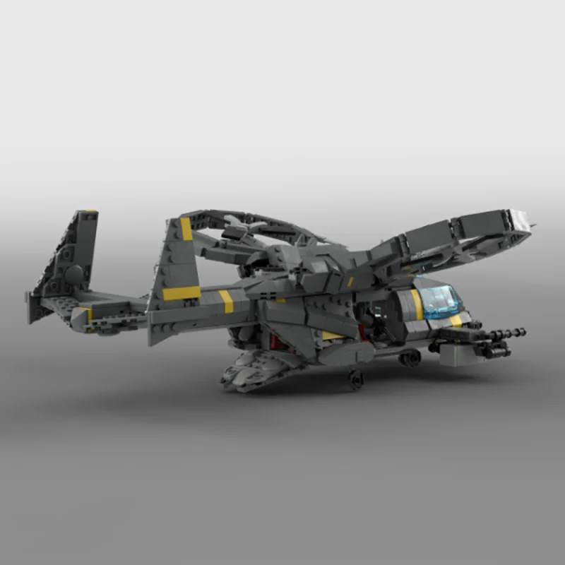 

MOC Building Block Breaking SA-9 Kestrel Gunship Модель Аватар Научная фантастика Космический корабль Кирпич DIY Сборка Игрушка в подарок 1334 шт.