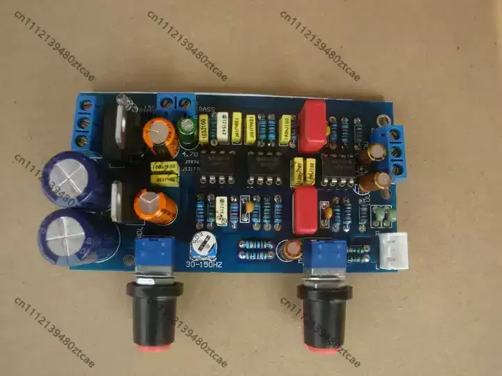 New Mini 3 Channel Tone Control Preamplifier Board With NE5532 Chip HiFi Audio Adjustment Board For 2.1 Sound System DIY