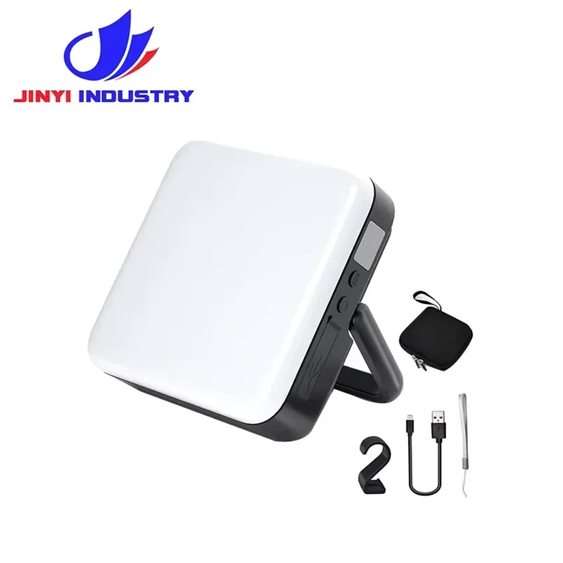 Portable Waterproof Camping Light USB Rechargeable Tent Lamp for Outdoor Hiking Emergency Night Market Lighting Gear USB
