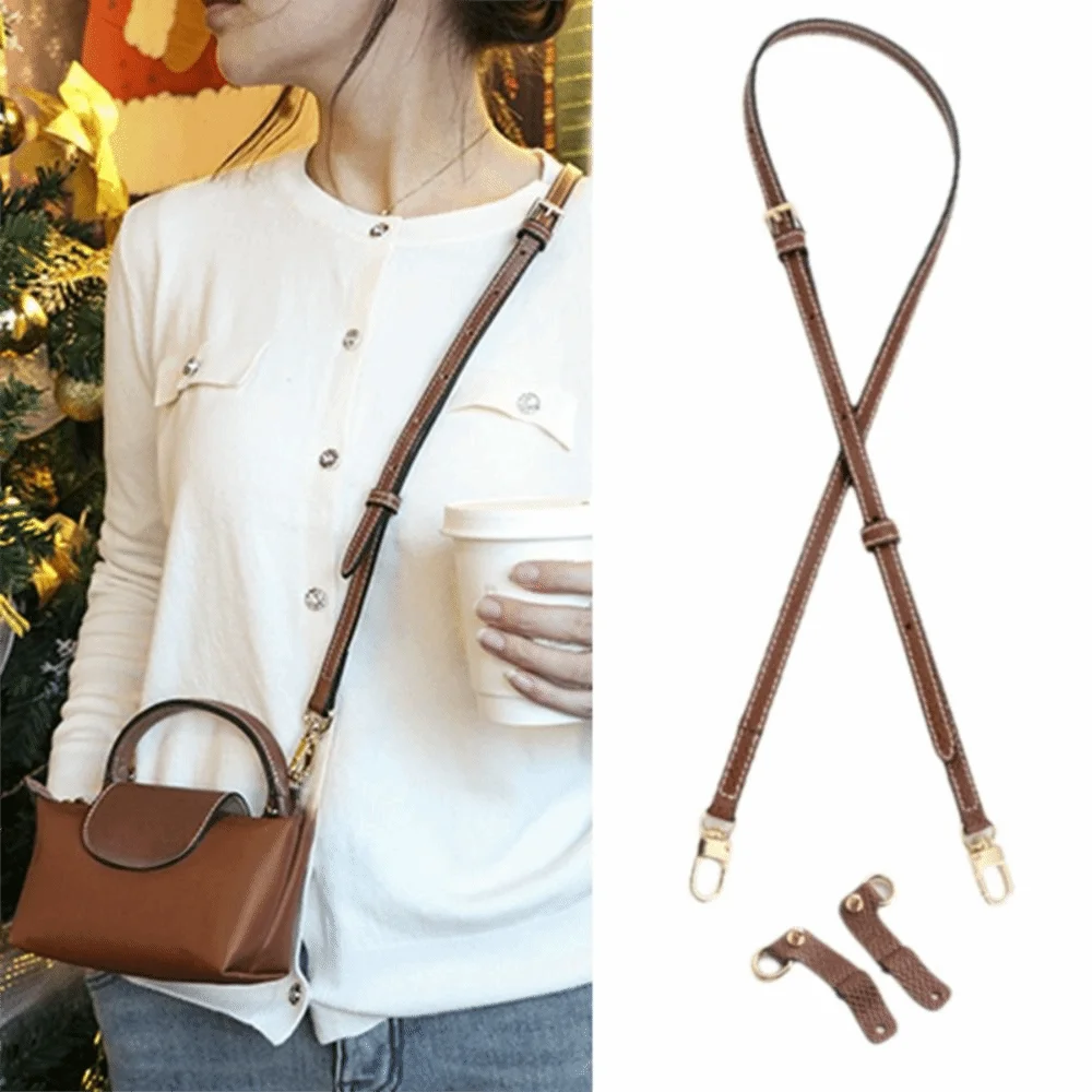 Tracolla di ricambio per borsa in vera pelle Tracolla per borsa a tracolla fatta a mano resistente all'usura Nessun punzonatura Cintura per borsa gratuita