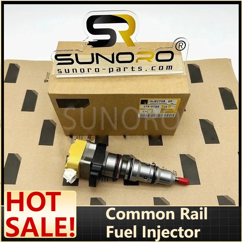 High Quality Excavator Parts 178-0199 Common Rail Fuel Injector 3126B 3126E Excavator Injector 10R-0782 178-0198 177-4754