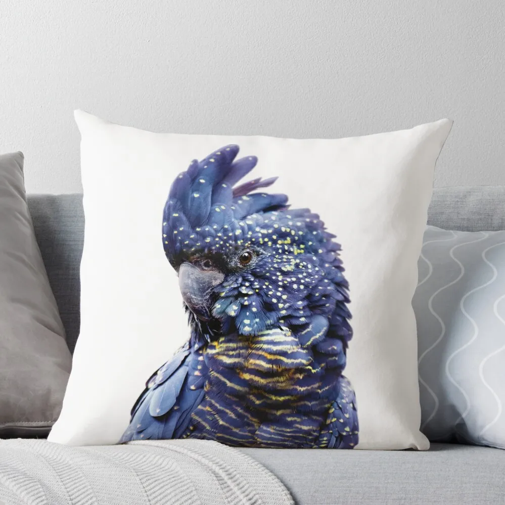 Black Cockatoo Throw Pillow christmas decorations 2024 Christmas Covers Christmas Pillow