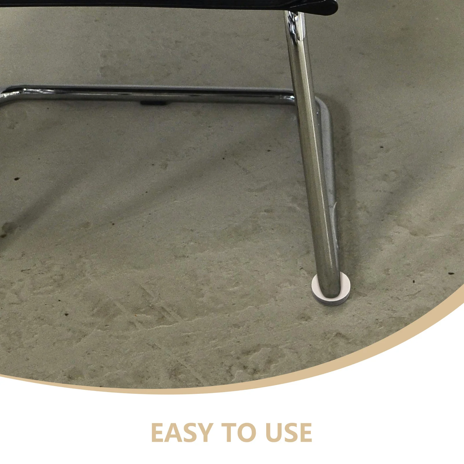 10 pçs elegantes almofadas de feltro redondas para pernas de móveis antiderrapante cama cadeira mesa perna risers almofada de mesa de feltro almofadas de móveis