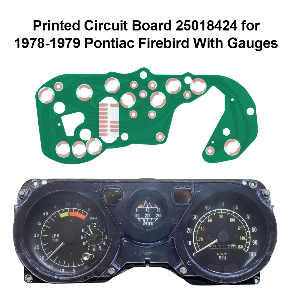 Leiterplatte für Pontiac Firebird 1978-1979 mit Instrumenten 25018424 – Detail 3