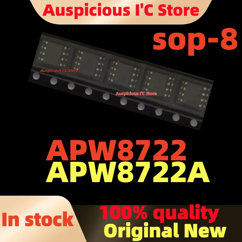 

(10pcs) APW8722A APW8722 APW8722KAI-TRG APW8722AKAI-TRG sop-8